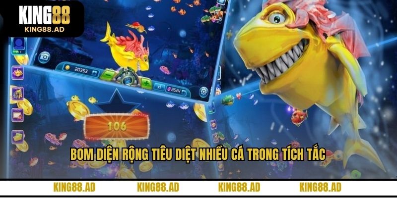 Bom diện rộng tiêu diệt nhiều cá trong tích tắc
