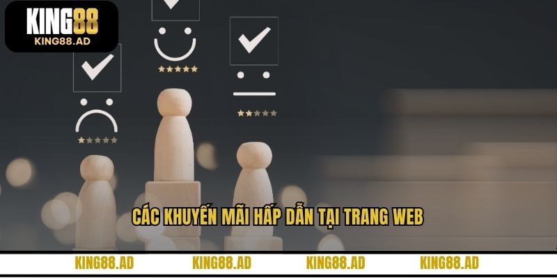 Các khuyến mãi hấp dẫn tại trang web