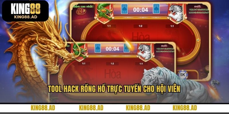 Tool hack rồng hổ trực tuyến cho hội viên